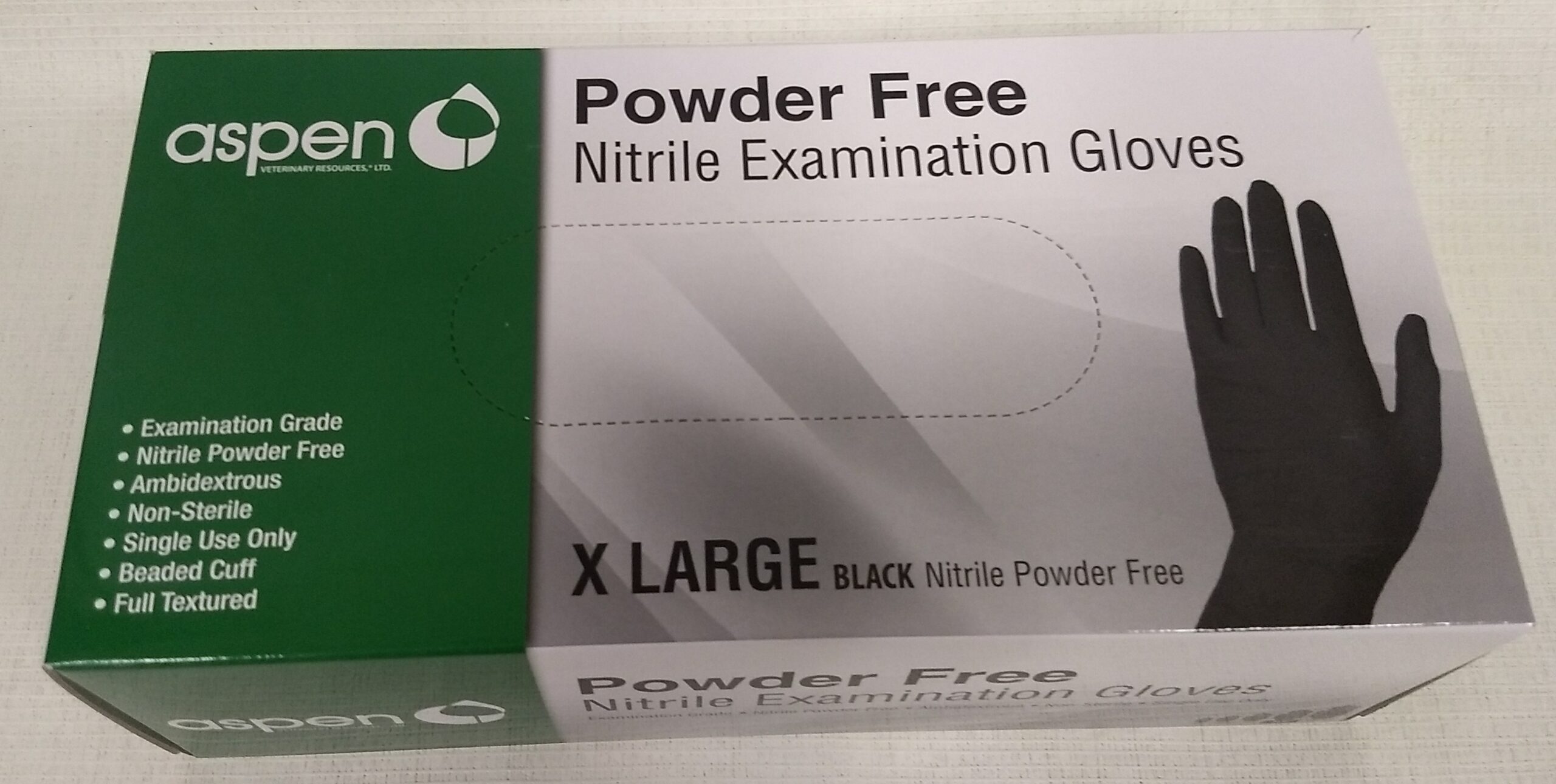 Glove Black Nitrile Powder Free XLarge