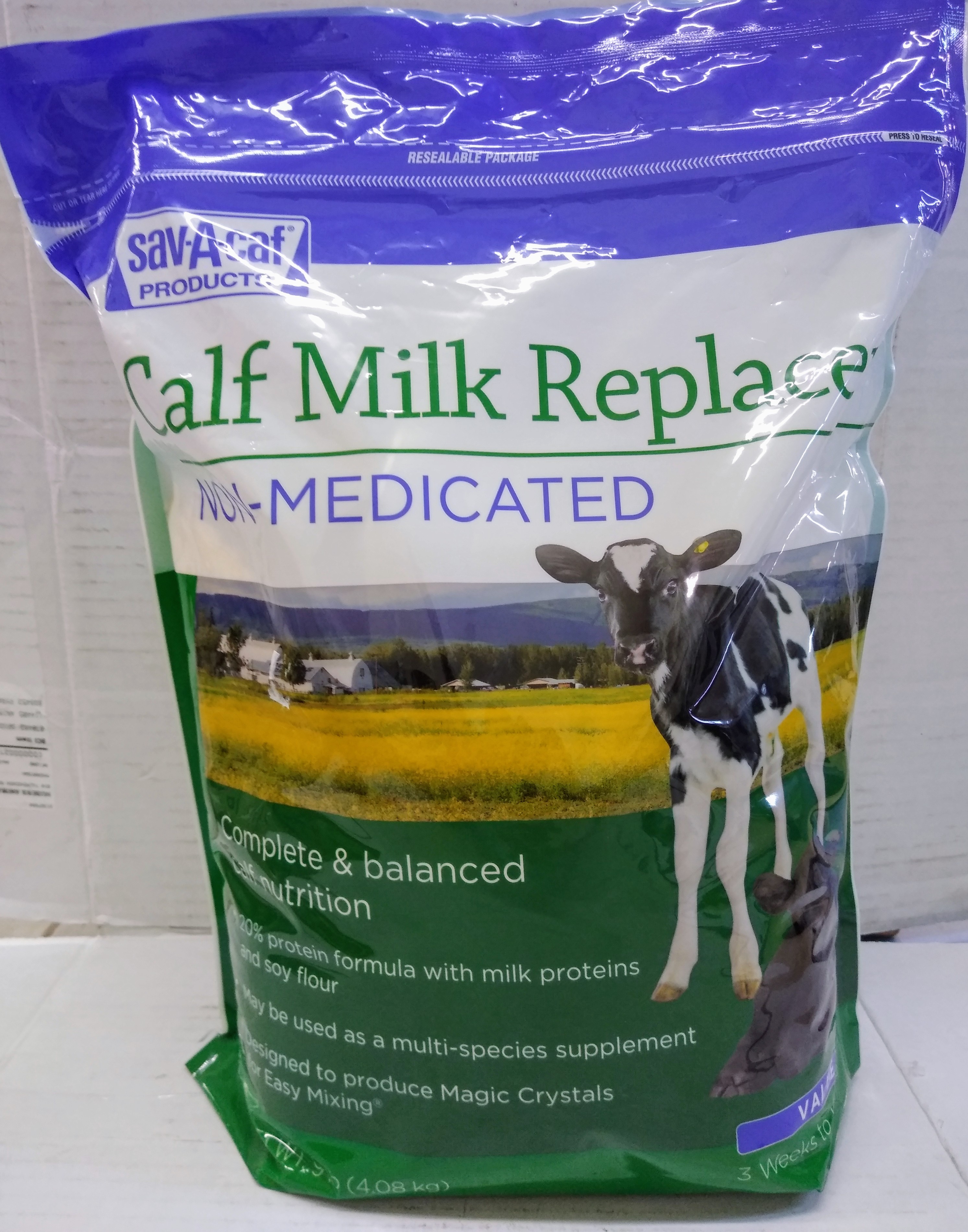 Nursing Milk 20% Calf Milk Replacer 9 LB - Huber's Animal Health