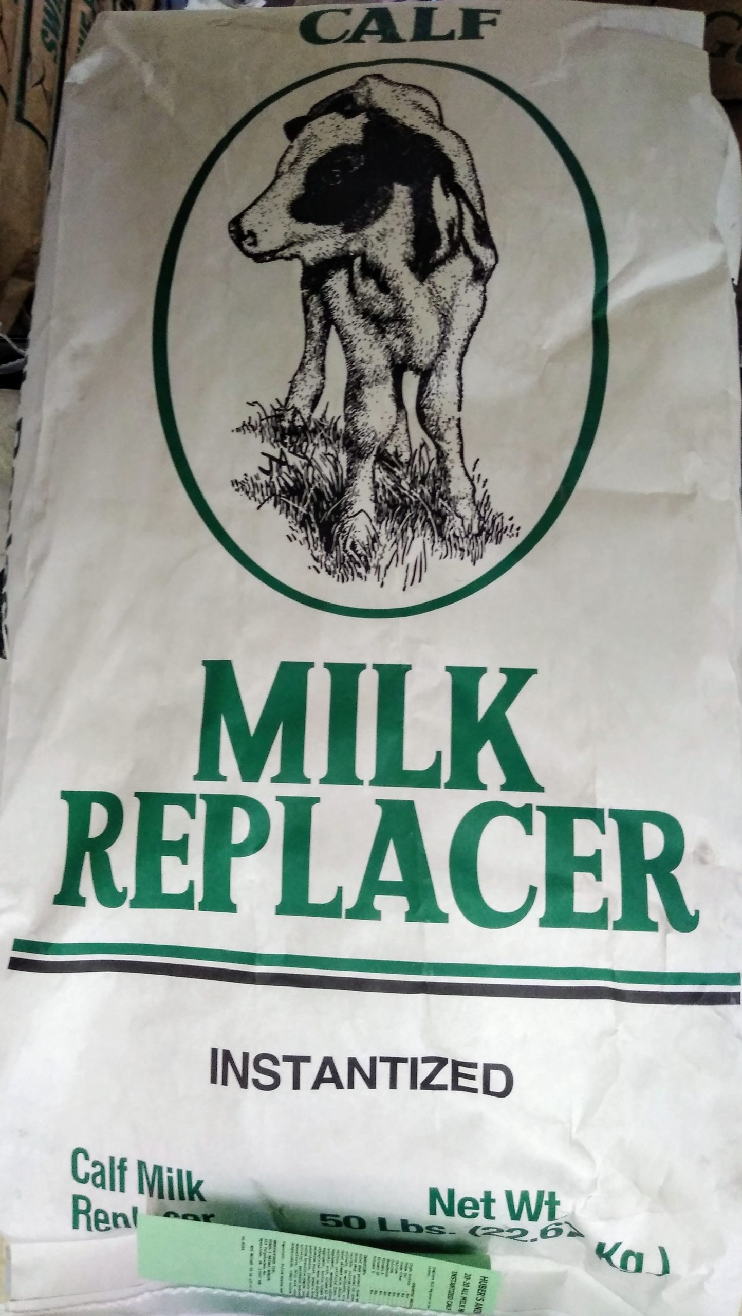 Milk Replacer Huber's Non Medicated 20-20