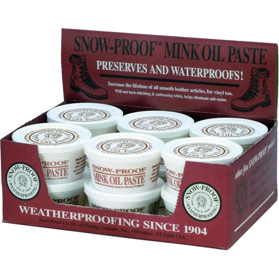 Snow Proof Mink Oil Paste 3 OZ