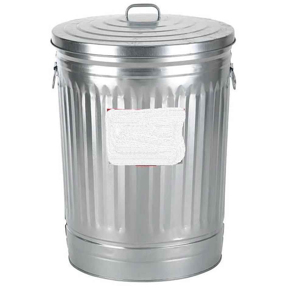 Galvanized Trash Can No Lid 20 Gallon