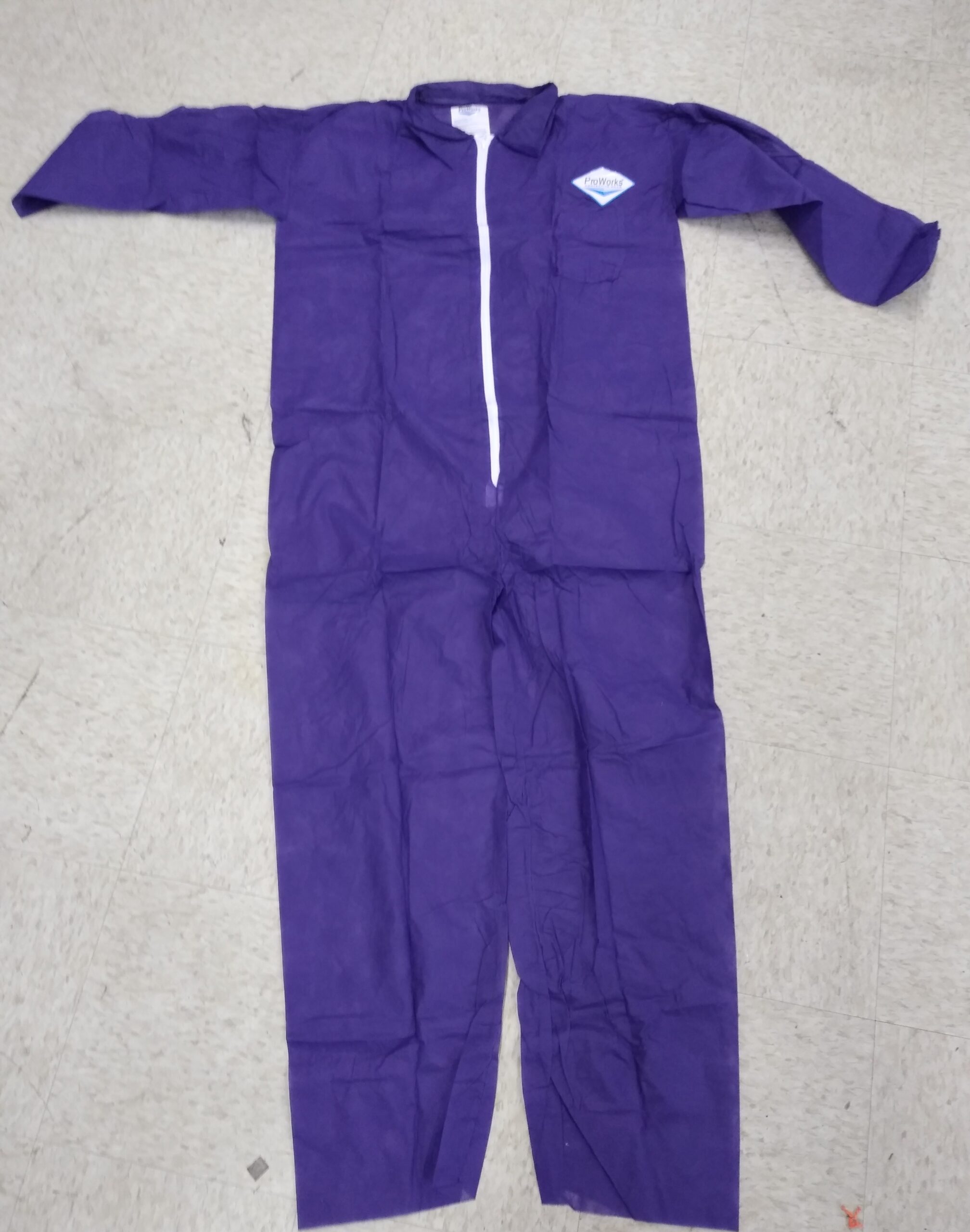 Coveralls Poly Blue Large