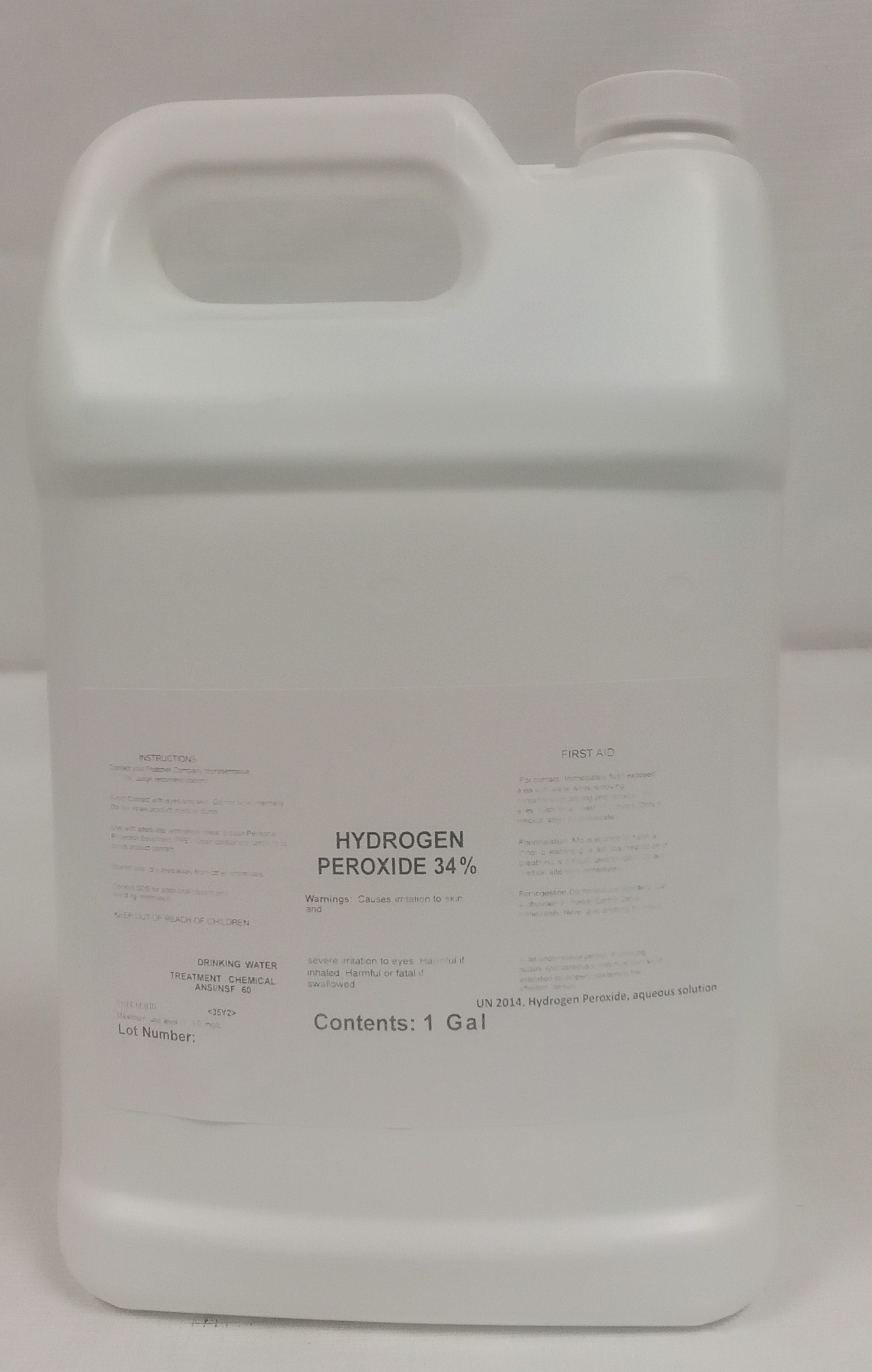 Hydrogen Peroxide 34% Gallon