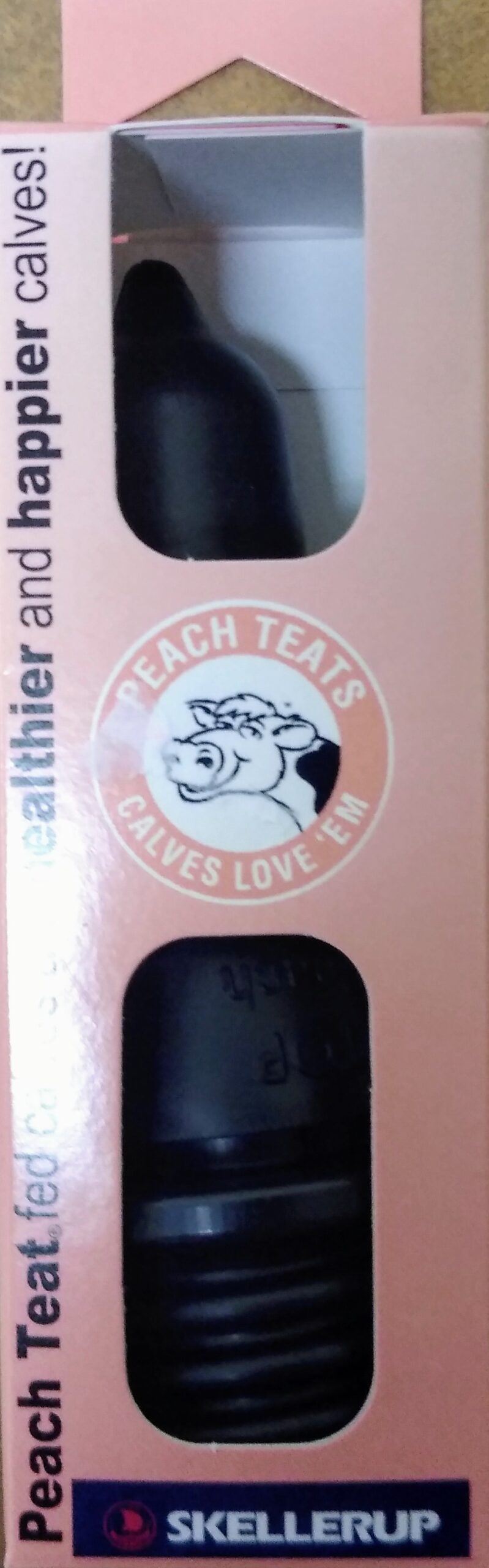 Peach Teats Threaded Nipple Black