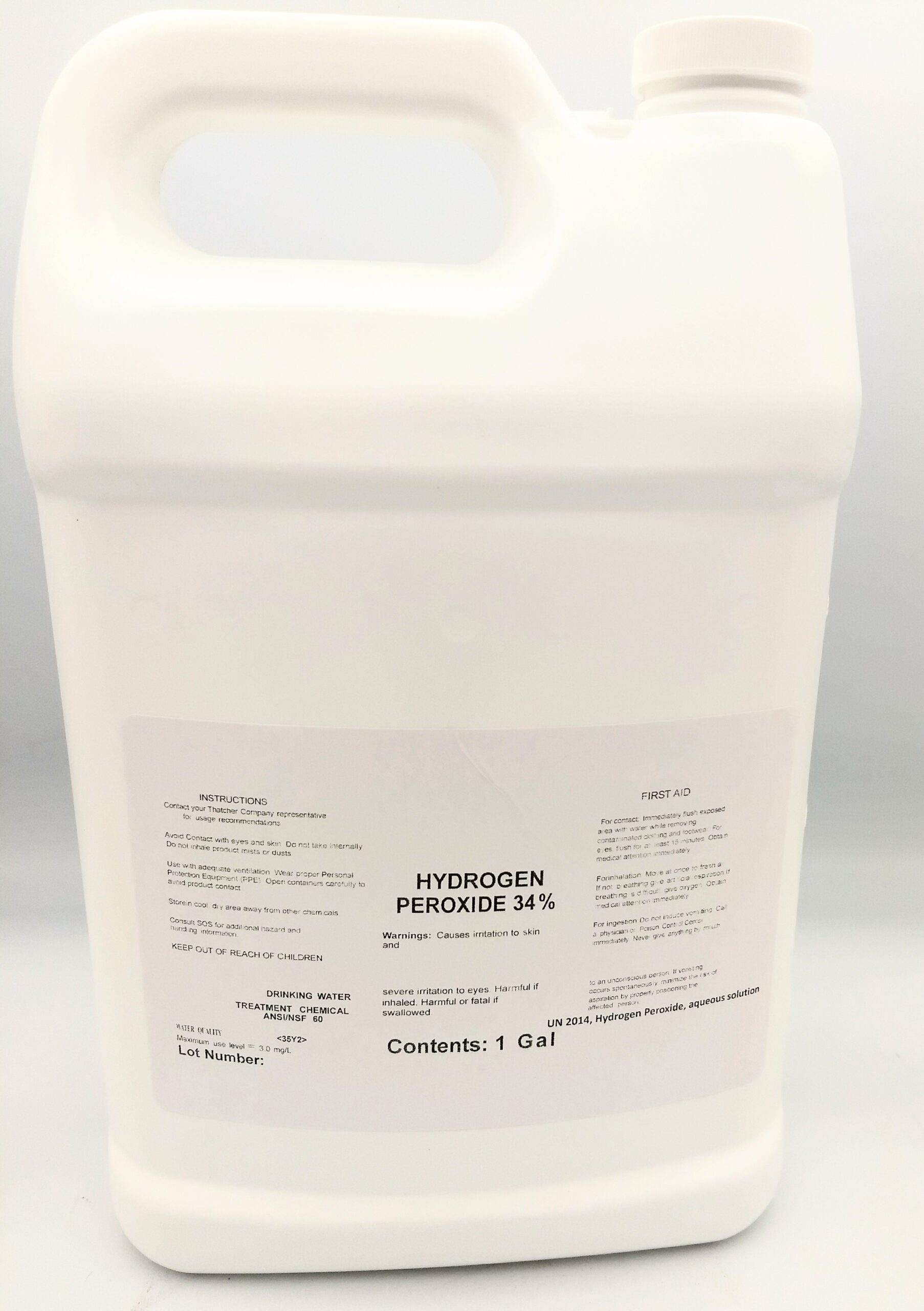 Hydrogen Peroxide 34% Gallon